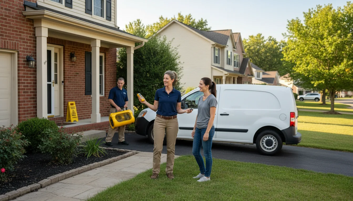 Water restoration image for Dehumidification And Cleanup Services in Stockton, AL